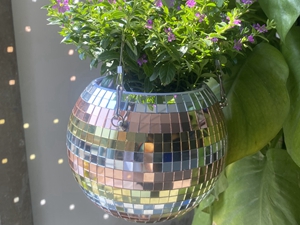 mfgdisco disco ball planter