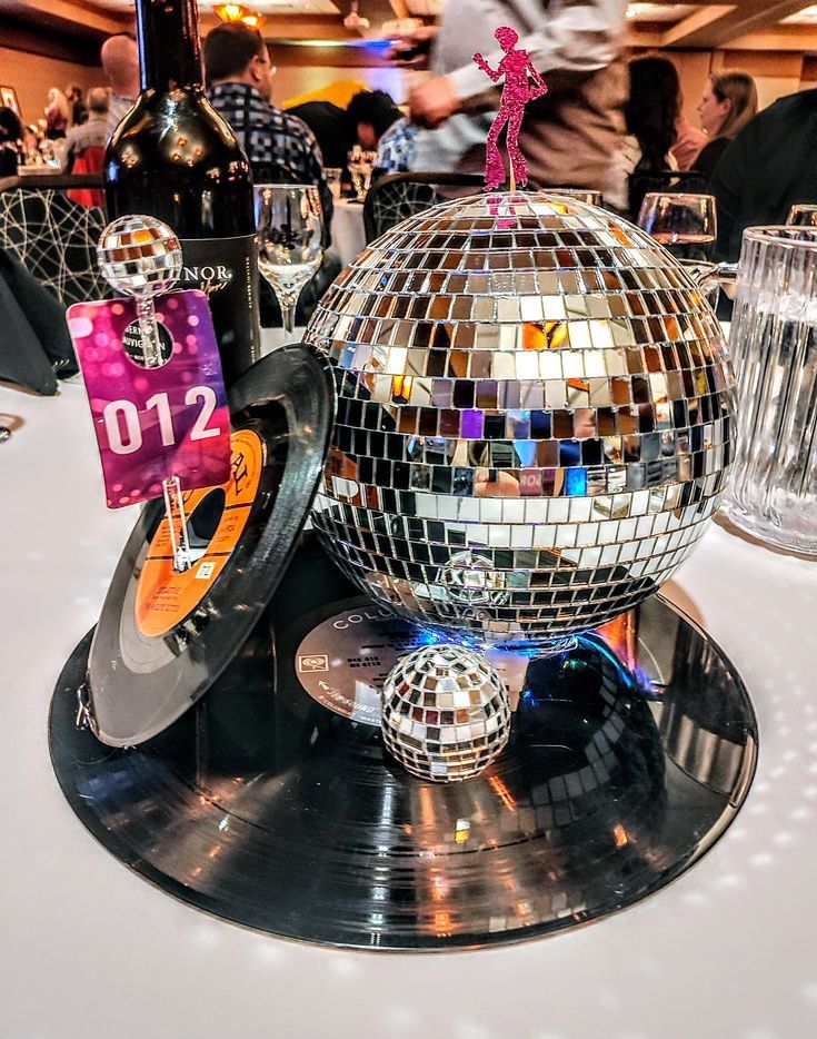 How to incorporate a disco ball into a retro 70s theme