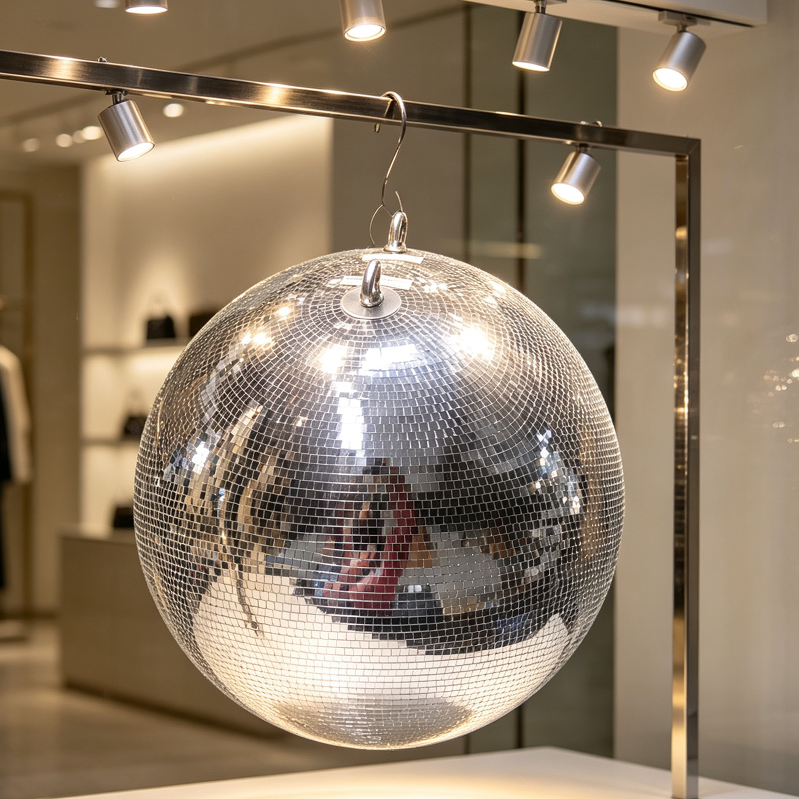 24inch 60cm disco mirror ball night light for your room - Image 2