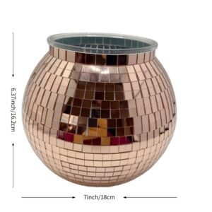 7inch 18cm Plastic Disco Ball Planter desktop