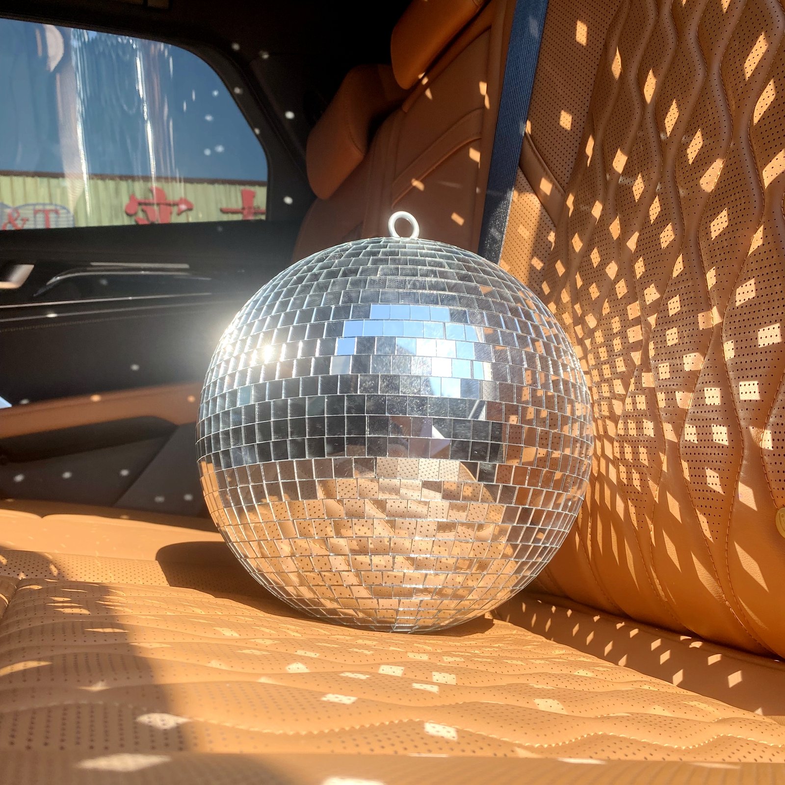 8inch 20cm disco mirror ball light effect for wedding - Image 6