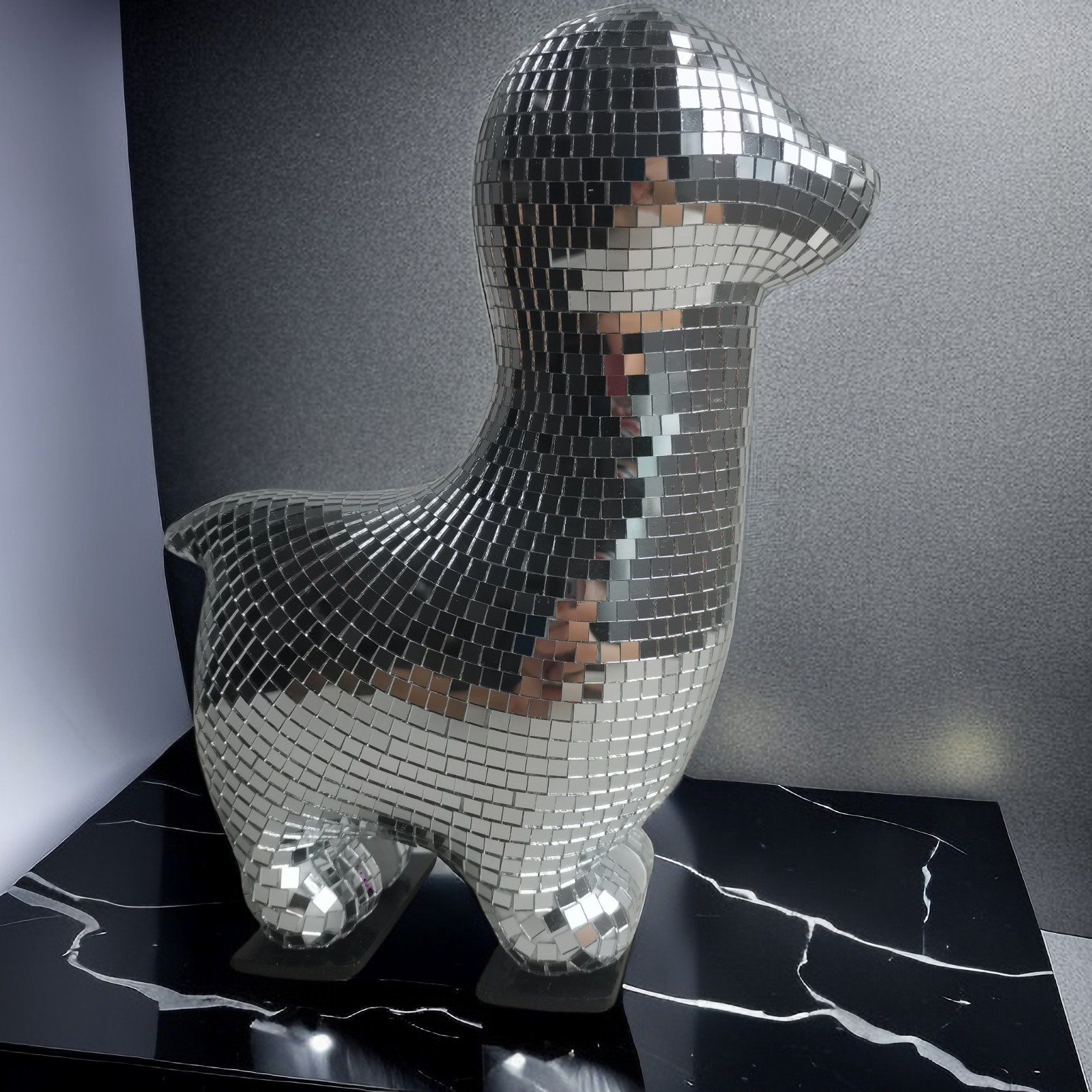 Disco Alpaca Statue - Image 4