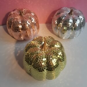 Disco Festive Pumpkin Home Décor