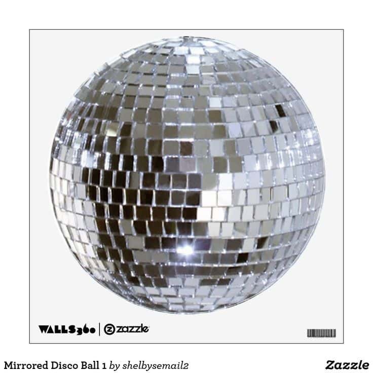 4inch 10cm disco glitter mirror ball - Image 2