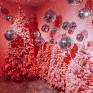 Mini 2inch 5cm disco ball Xmas tree decorations