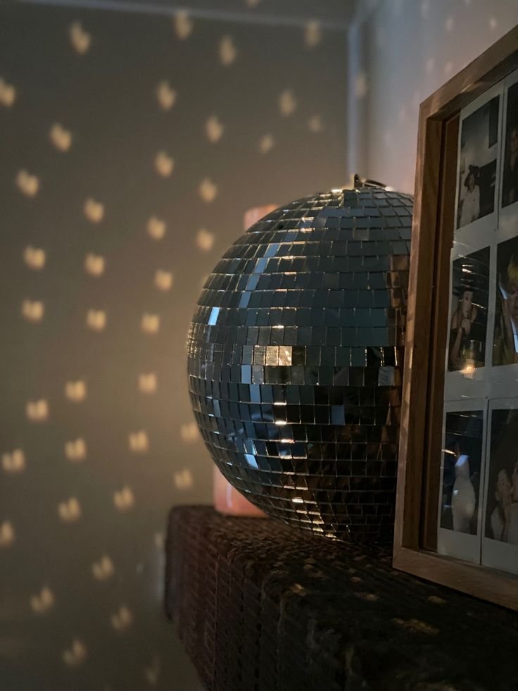 4inch 10cm disco glitter mirror ball - Image 5