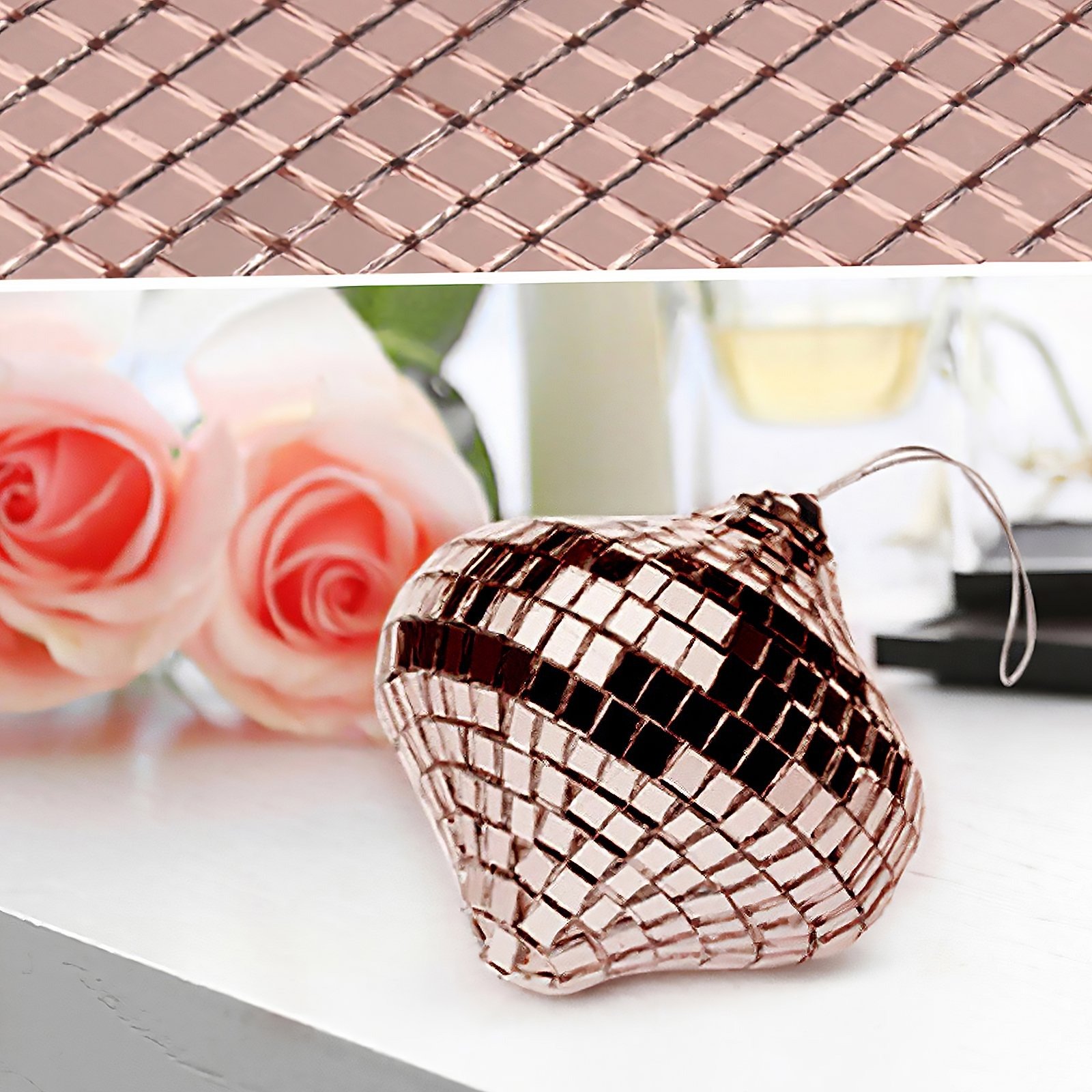 Disco DIY mirror tiles