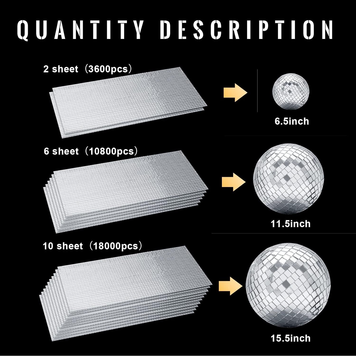Disco DIY mirror tiles - Image 3