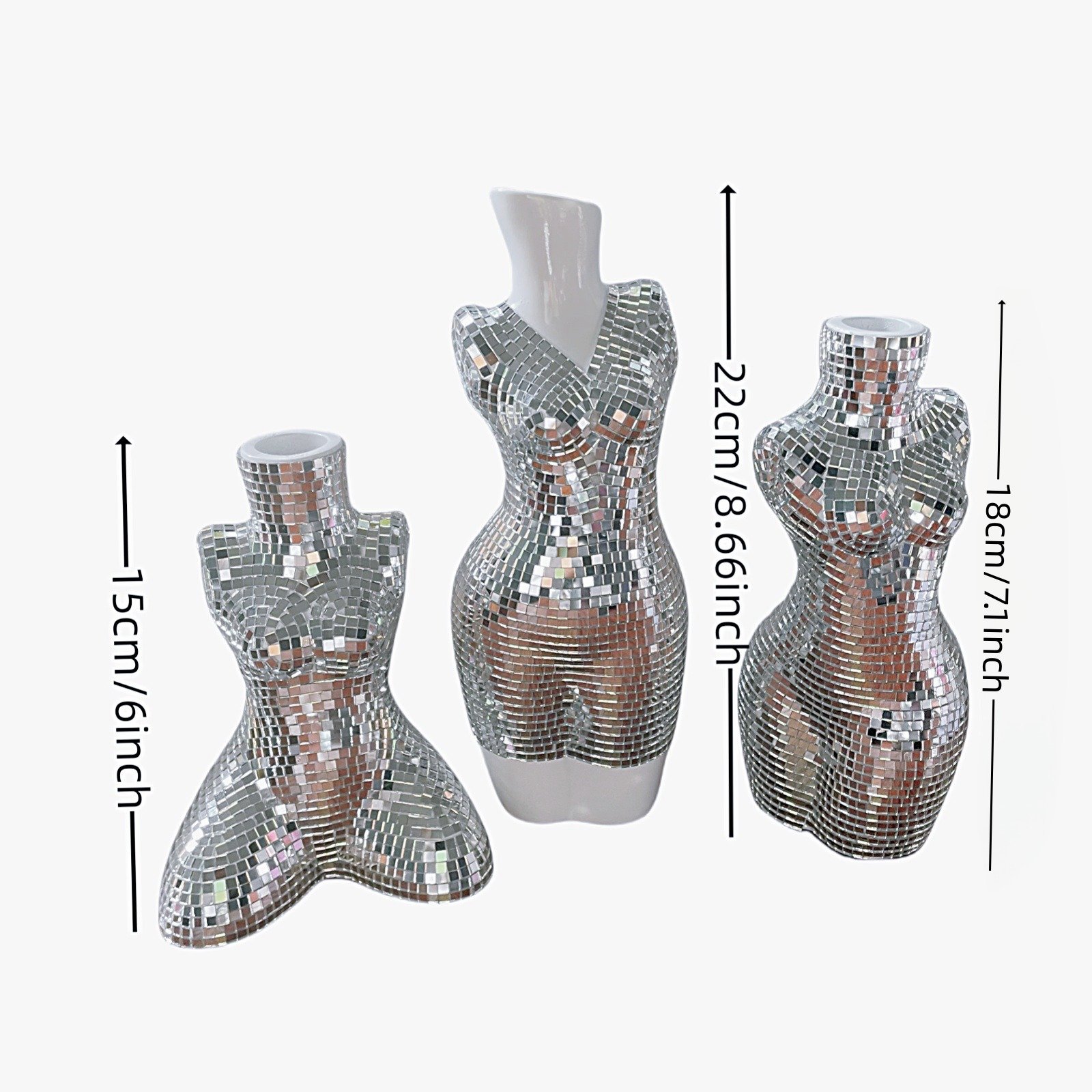Disco Female Body Vase - Image 4