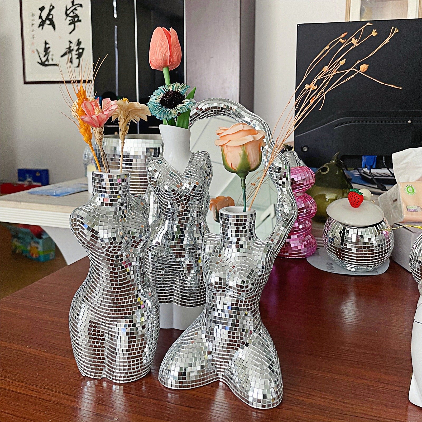Disco Female Body Vase