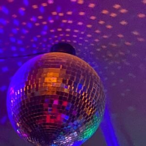 80inch 200cm mega disco mirror ball sparkling in dance floor