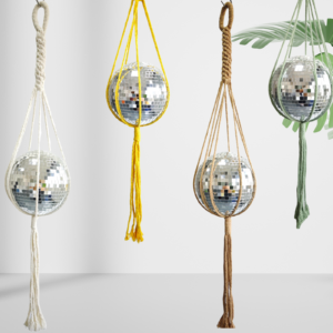 Macrame Hanging Disco Ball